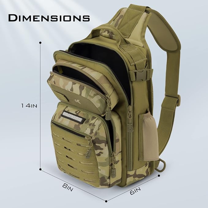 KastKing BlowBak Tactical Sling Tackle Bag-Lightweight Fishing Backpack Storge - Image 3