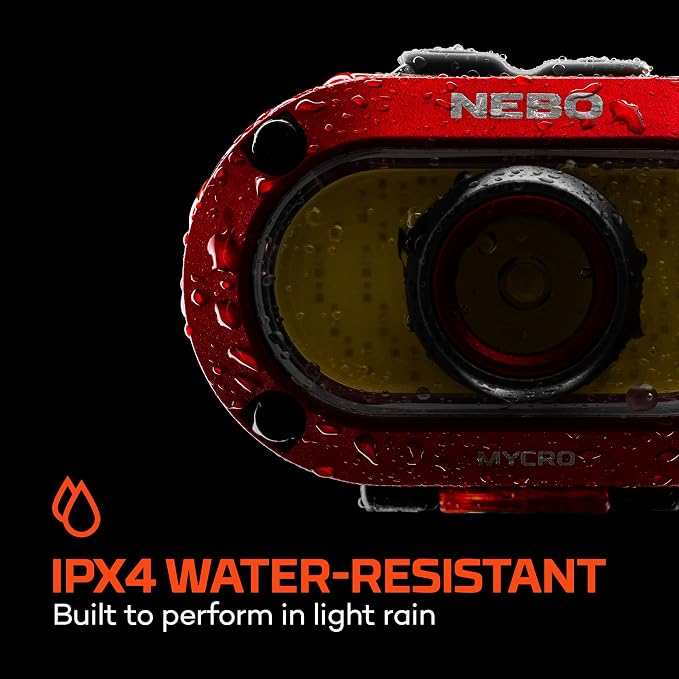 NEBO MYCRO 550+ Rechargeable Headlamp | 550 Lumens, 7 Light Modes, Water - Image 6