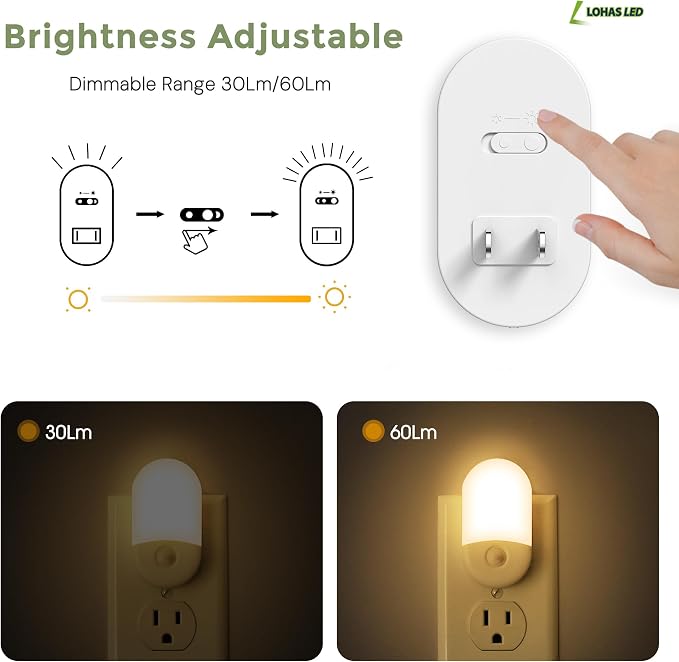L LOHAS LED Motion Sensor Night Light, Motion Activated Night Light, Night - Image 3