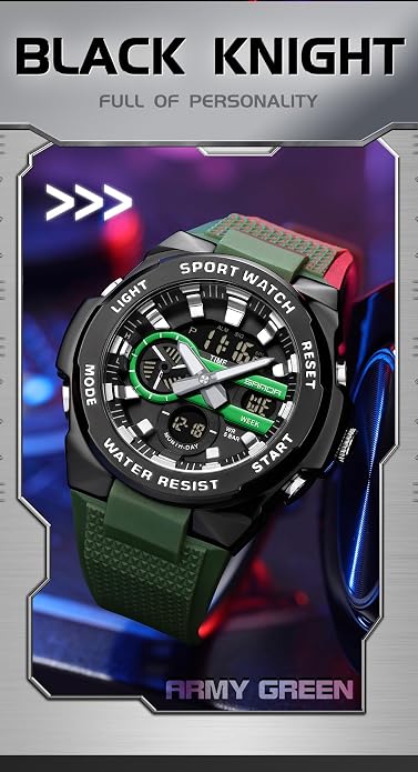 FANMIS Mens Military Multifunction Digital LED Watch Electronic Waterproof - Image 5