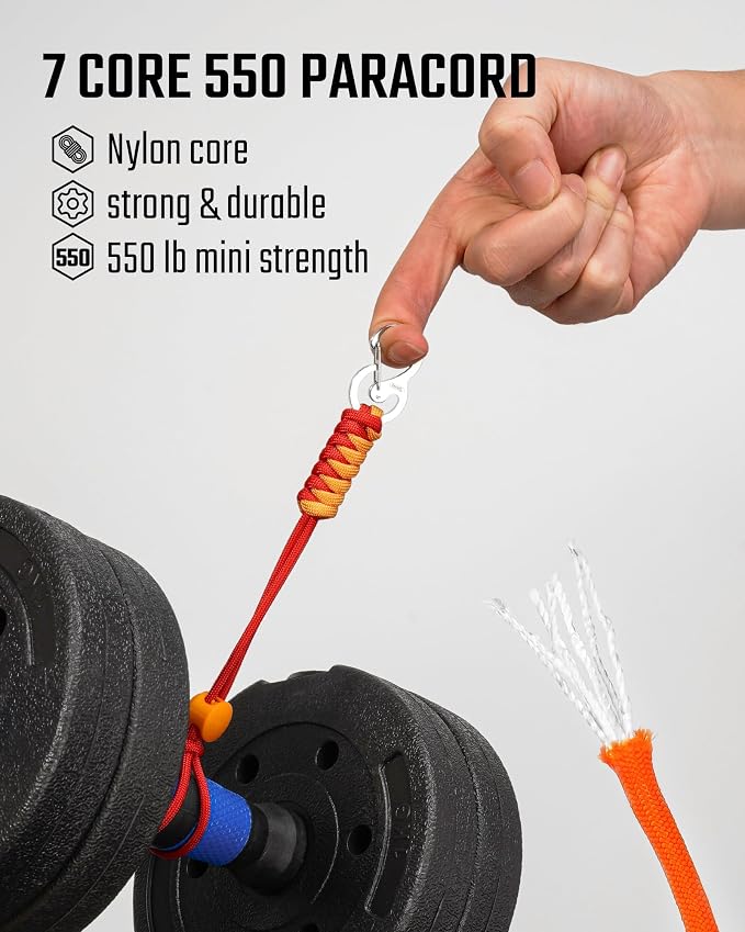 KeyUnity KC01 Braided Paracord Carabiner - Image 8