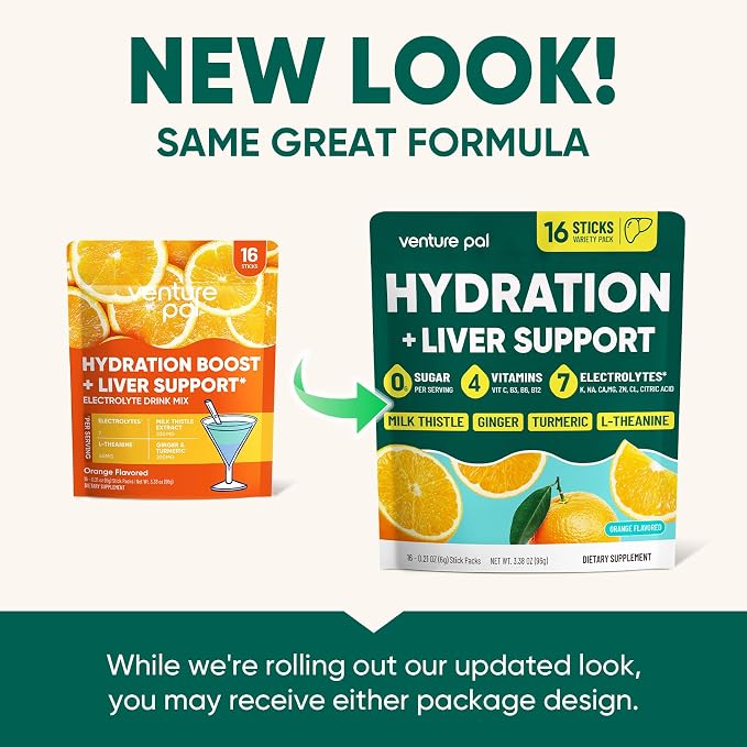 Venture Pal Hydration Packets + Liver Support- Liquid Daily IV Electrolyte - Image 9