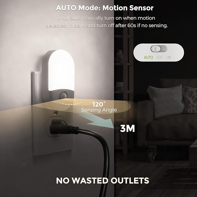 L LOHAS LED Motion Sensor Night Light, Motion Activated Night Light, Night - Image 5