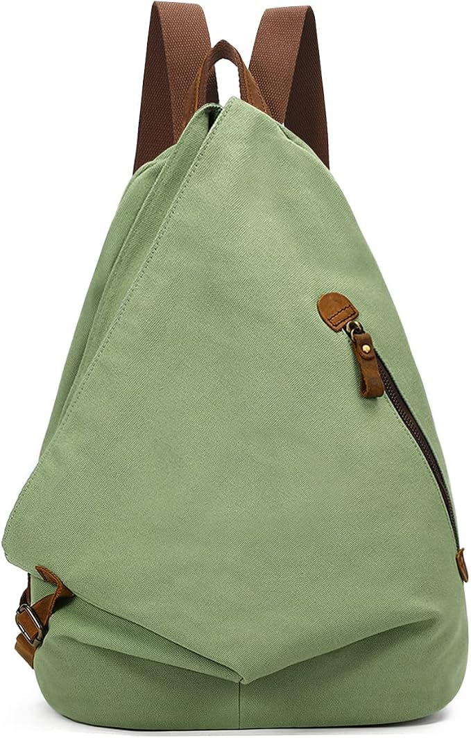KL928 Canvas Vintage Backpack – Large Casual Daypack Outdoor Travel Rucksack by KL928