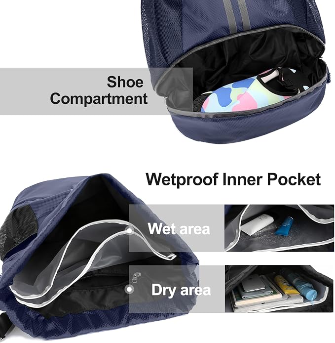 Hoedia Sports Drawstring Backpack - Image 4