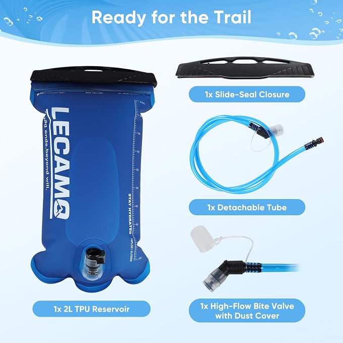 2L Hydration Bladder, Leak-Proof TPU Water Reservoir - Image 7