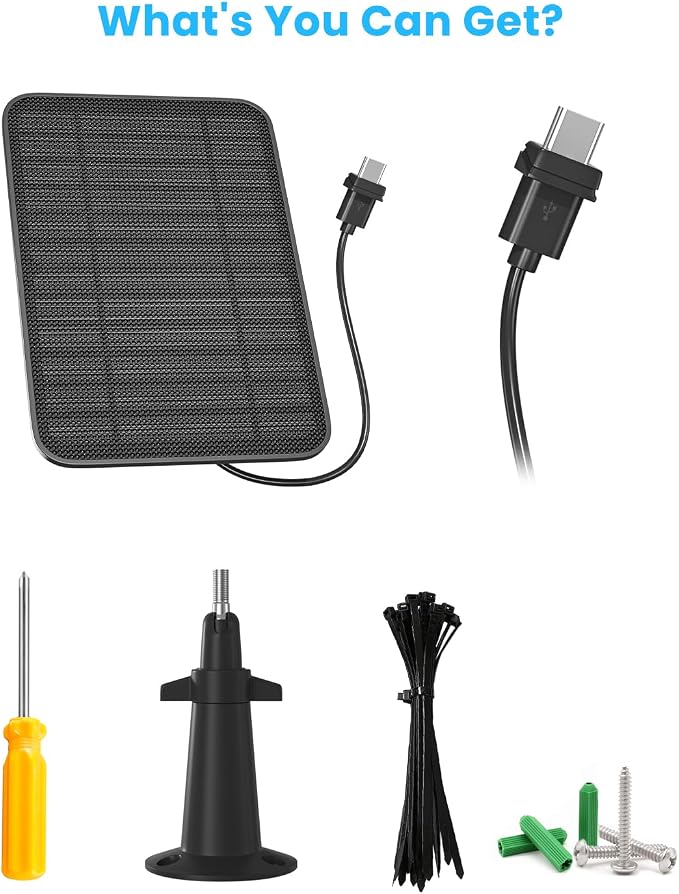 5W Solar Panel Compatible with Blink Outdoor 4/Outdoor 2K+ Camera, Solar Panel - Image 8