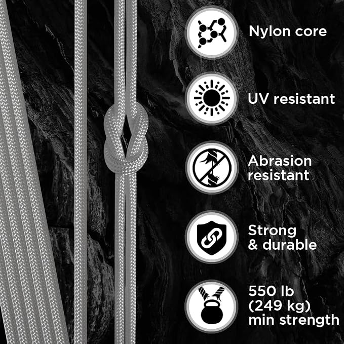 TECEUM 5/32" Paracord Rope 1000 – 1000ft / 200ft / 100ft / 50ft – Tactical - Image 3