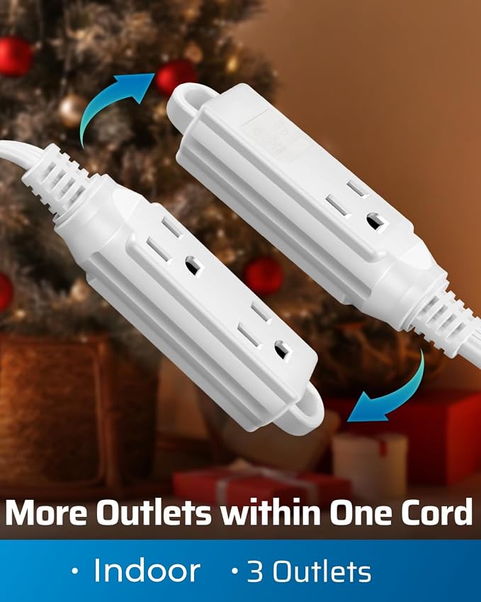 DEWENWILS 3 Outlet Extension Cord - Image 2