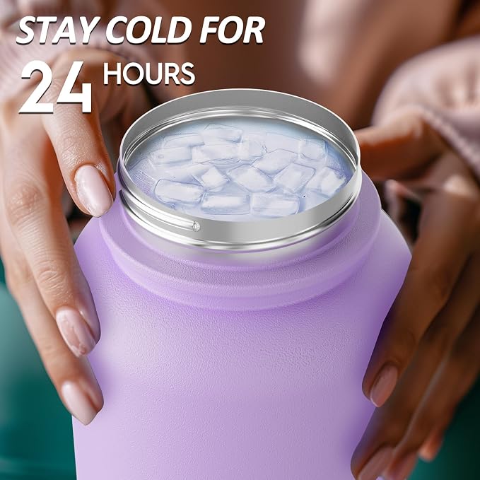 Navigate 32 oz Stainless Steel Insulated Water Bottle, Double Walled Leak Proof - Image 3