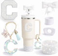 6PCS White Stanley Cup Accessories Set Fit by MOTEERLLU