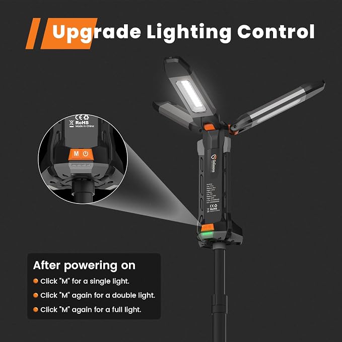 gogonova 2026 Rechargeable Work Light - Image 4