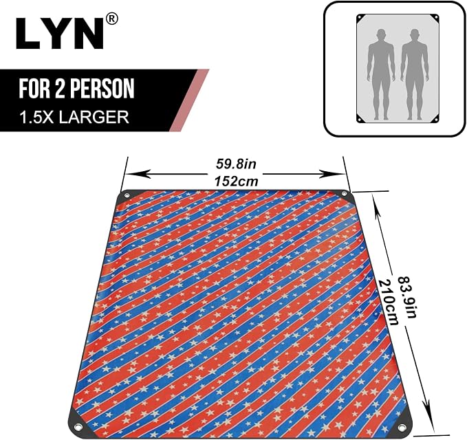 LYN Heavy Duty Emergency Blanket Survival Gear Waterproof Insulated Blanket - Image 2