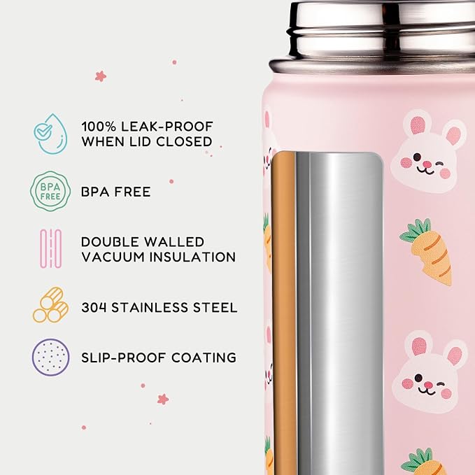 Fijinhom 12oz Water Bottle for School, Bottles - Image 4