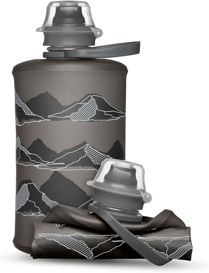 HydraPak Stow Collapsible Water Bottle – 350ml, 1L – Ultralight, Leak-Proof by Hydrapak