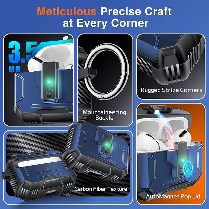 Armoured Heavy Duty for AirPods Pro2 Generation Case - Image 4