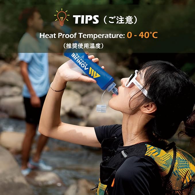 TRIWONDER Soft Flask Collapsible Water Bottles Running Bottle BPA-Free Foldable - Image 5
