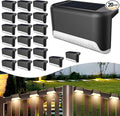 BKBB PPBB Solar Deck Lights Outdoor, Waterproof LED Solar Lights by Unknown