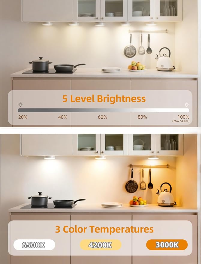 Under Cabinet Lighting, LED Puck Lights - Image 2