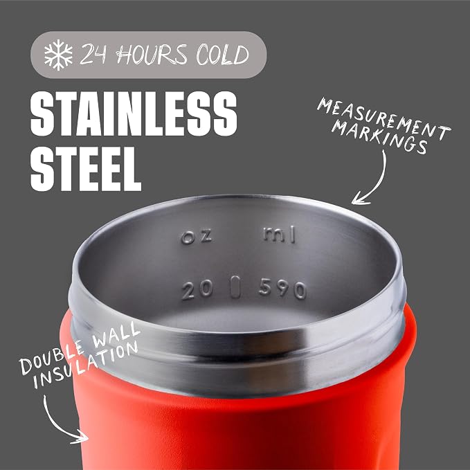 BlenderBottle Strada Shaker Cup Insulated Stainless Steel Water Bottle - Image 3