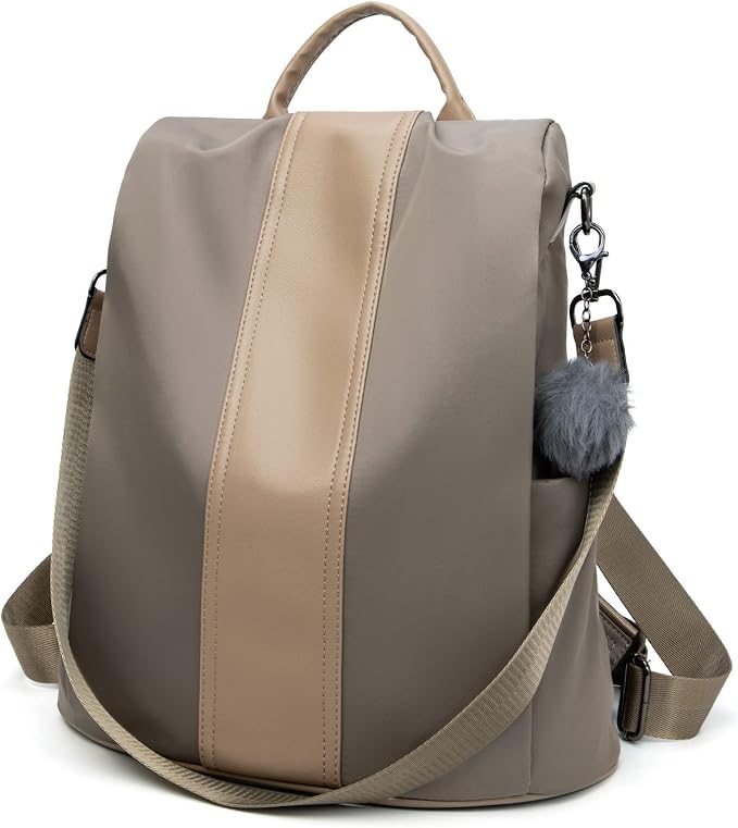 PINCNEL Women Backpack Purse Waterproof Nylon Anti-theft Rucksack Lightweight by PINCNEL