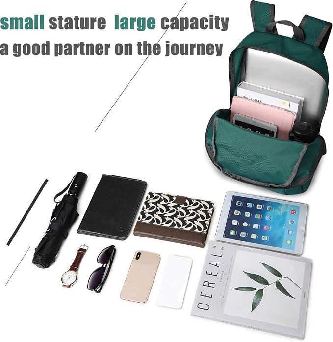 G4Free 20L Lightweight Packable Backpack Travel Hiking Daypack Foldable Backpack - Image 5
