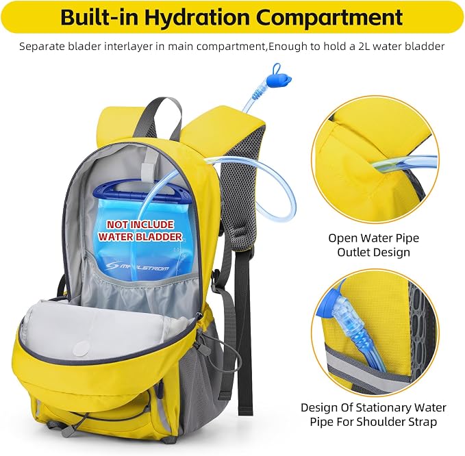 RealCool Hiking Backpack for Men Women, 20L Lightweight Waterproof Travel - Image 5