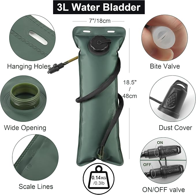 Tactical Hydration Pack Backpack - Image 2