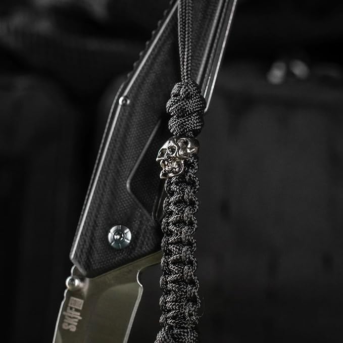M-Tac Skull Knife Lanyard with Bead – Paracord Lanyard - Image 2