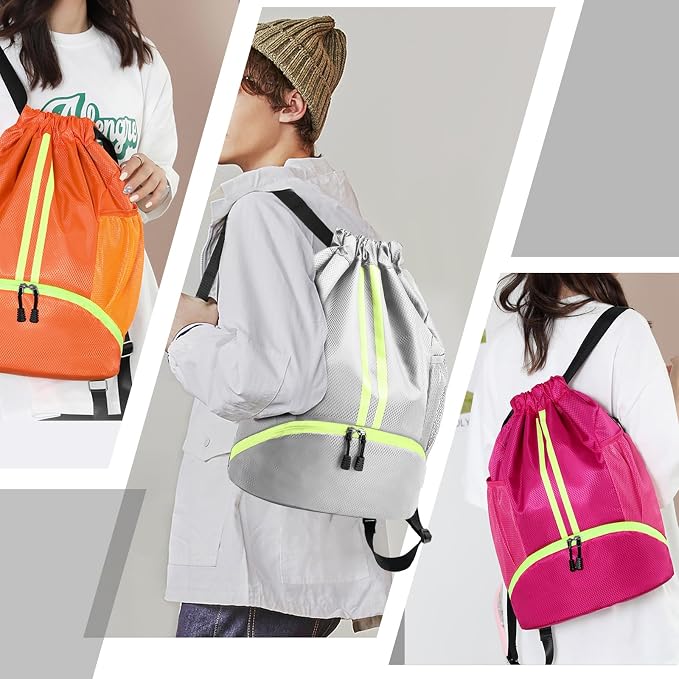 Hoedia Sports Drawstring Backpack - Image 5