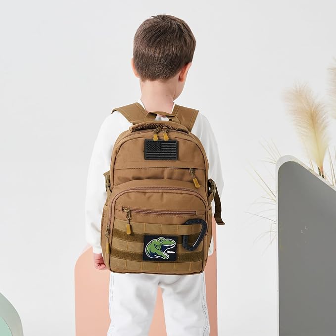 Kids Tactical Backpack Army Molle Bookbag Military Boys Backpack - Image 7