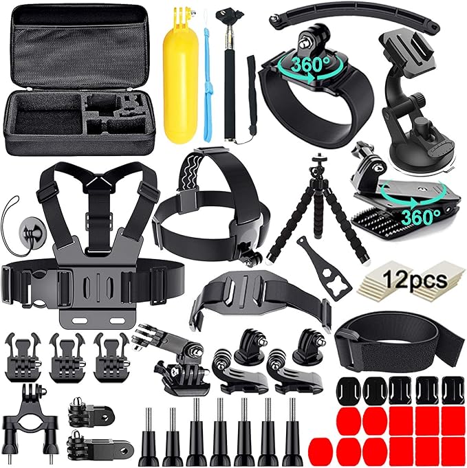 61 in 1 Action Camera Accessories Kit by Appolab