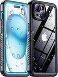 2025 New Designed for iPhone 15 Case Waterproof, Full Phone Case 6.1" by Red2Fire