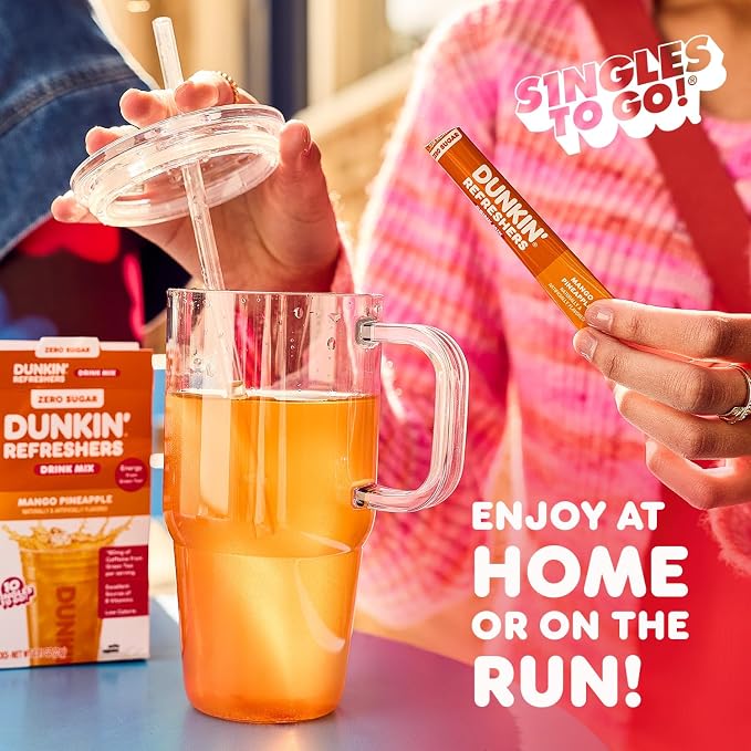 Dunkin’ Refreshers Singles To Go! Powdered Drink Mix, 40 Ct Variety Pack - Image 8