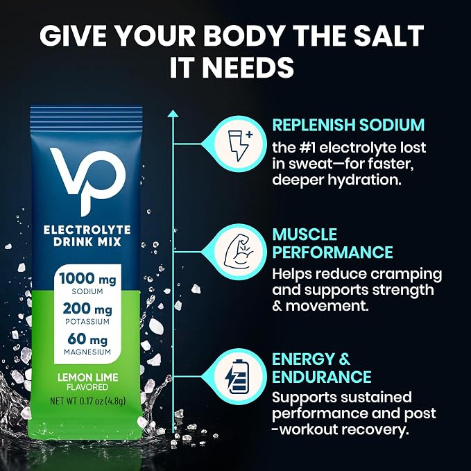Venture Pal High Sodium Sugar-Free Electrolyte Powder Packets - Image 5