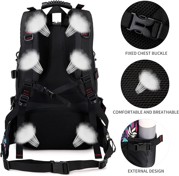 Nerlion 40L Hiking Backpack Travel Backpack - Image 7