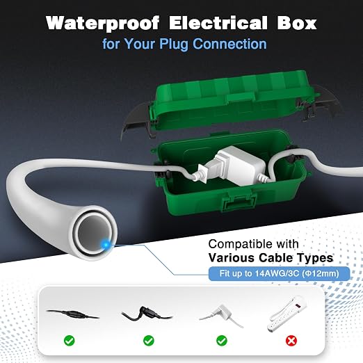 FLEMOON IP55 Outdoor Electrical Box Waterproof - Image 3