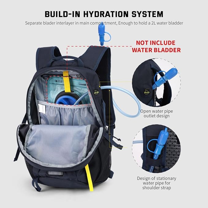 SKYSPER Small Hiking Backpack, 20L/30L Lightweight Travel Backpacks Hiking - Image 6