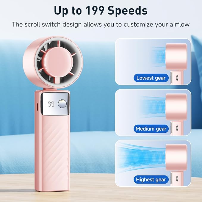 YOSHENMO Portable Handheld Turbo Fan - Image 3