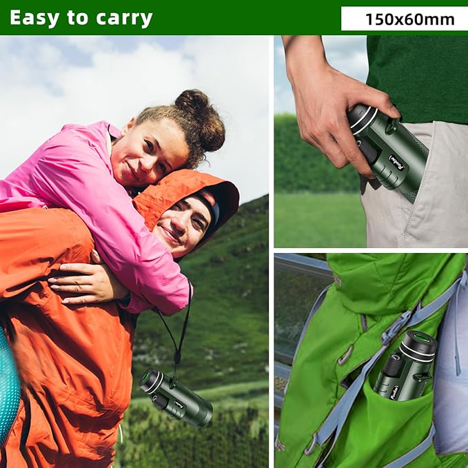40X60 Monocular Telescope with Smartphone Holder& Tripod, High Power - Image 6