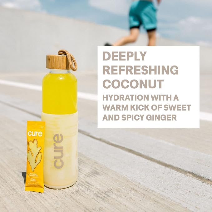 Cure Hydration | Plant-Based Electrolyte Drink Mix | No Added Sugar | FSA-HSA | - Image 4
