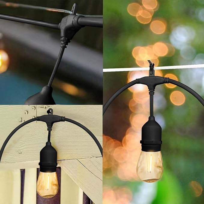 Banord Outdoor String Lights, 50FT Waterproof Patio Lights - Image 5