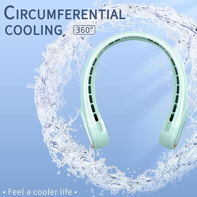 FrSara Neck Fan, Personal Fans for Your Neck, Adjustable, 360° Cooling - Image 5