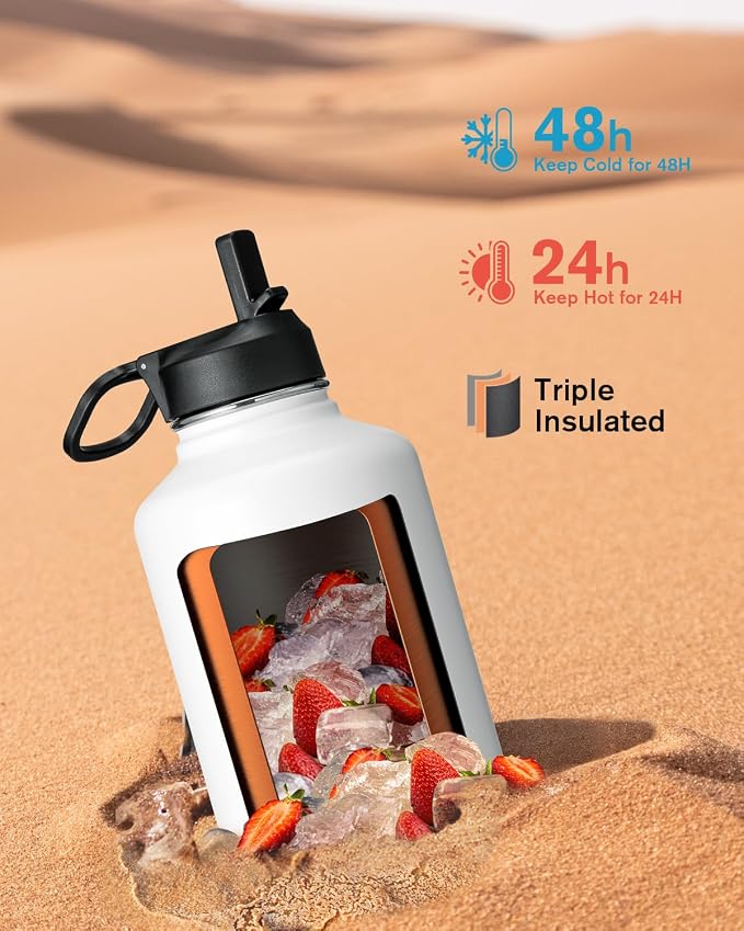 Coolflask Half Gallon Water Bottle Insulated - Image 2