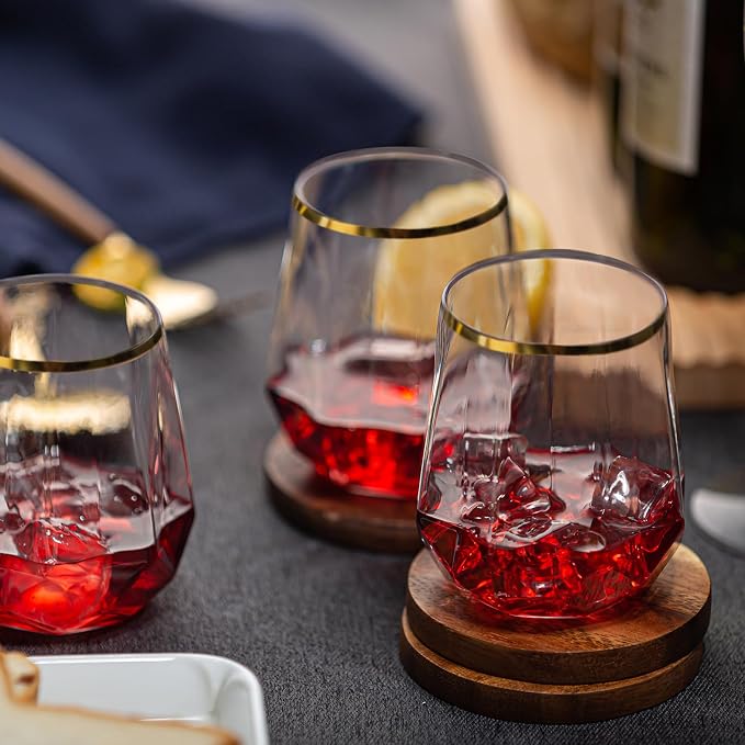 Lueumxc 40 Pack Plastic Wine Glasses, 12Oz Diamond Disposable Wine Glasses - Image 8