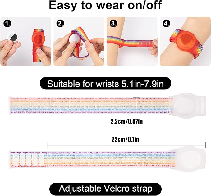 4 Pack Kids Wristband Compatible - Image 2