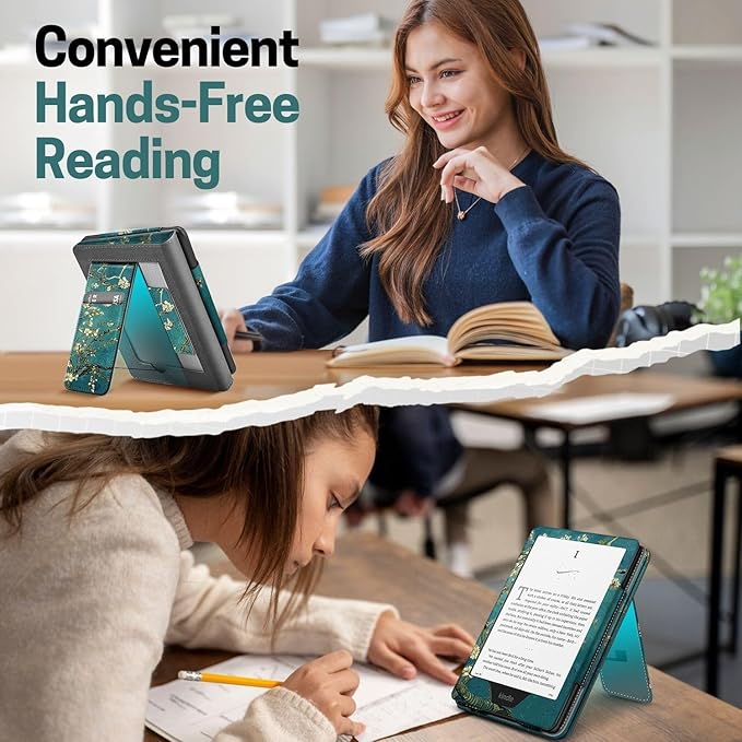 TNP Stand Case with Strap for Kindle Paperwhite 12th Gen 2024 / Kindle - Image 7