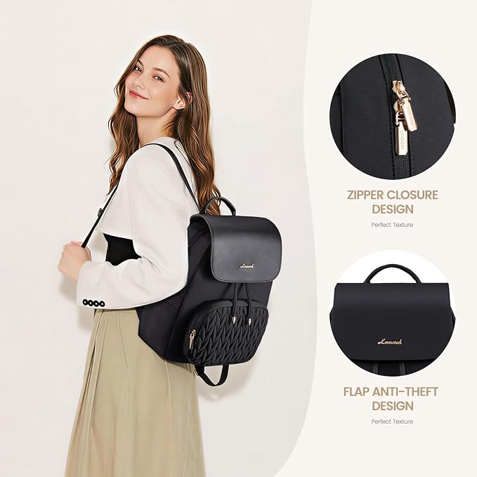 LOVEVOOK Mini Backpack for Women, Small Backpack Purse for Travel Work Cute - Image 2