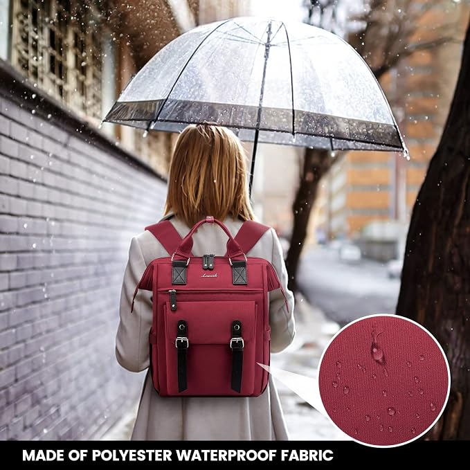 LOVEVOOK Laptop Backpack for Women Work Travel Backpack College Backpack - Image 7