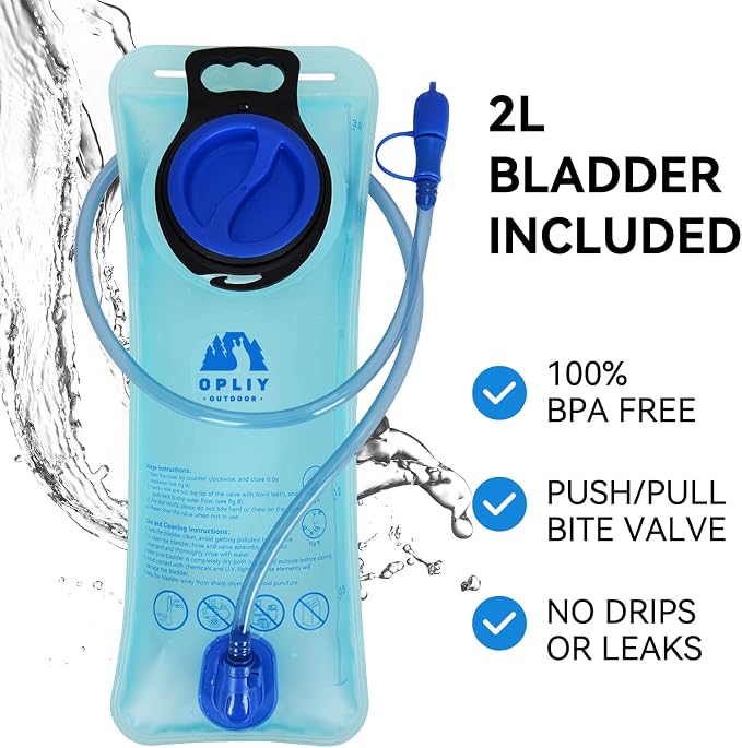 Hydration Backpack with 2L Water Bladder – Lightweight & Durable - Image 5